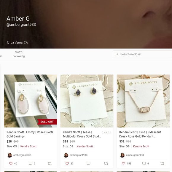 KENDRA SCOTT Elisa Necklace & Elle Earrings PSA! - Picture 6 of 16